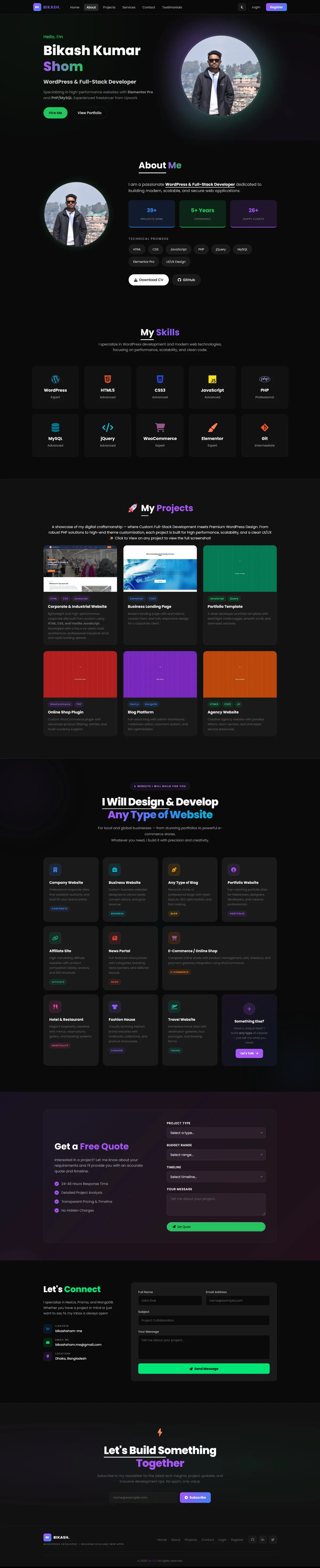 Portfolio Template
