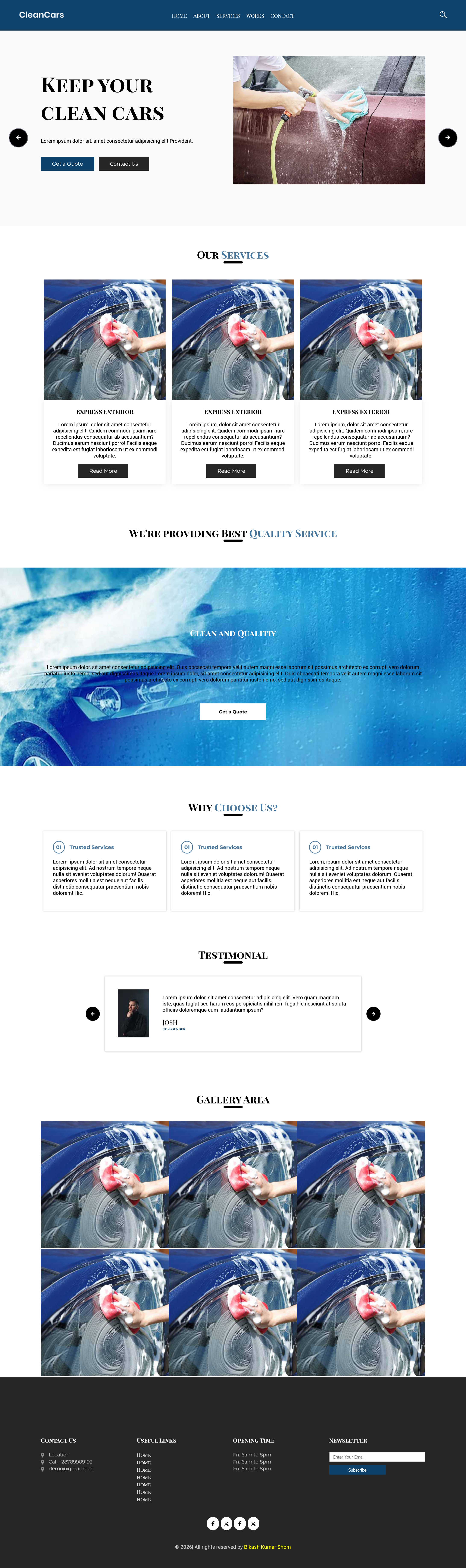 Business Landing Page